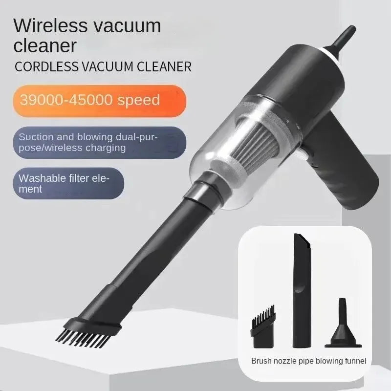 High Speed Mini Cordless Vacuum Cleaner - 2-in-1 Suction & Blowing | Cordless, Powerful & Portable